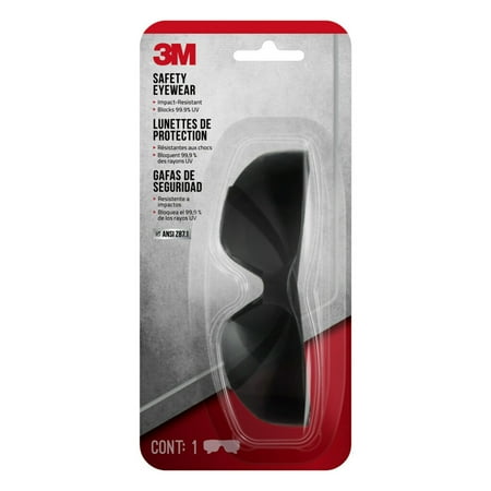 3M Safety Eyewear Anti-Scratch, Gray Frame, Gray Lens