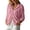 Pink, variant on Cowsor Womens Hooded Button Down Cardigans Long Sleeve Drawstring Hood Side Pockets Solid Color Relaxed Fit Soft Knit Breathable Casual Layering Sweater Tops