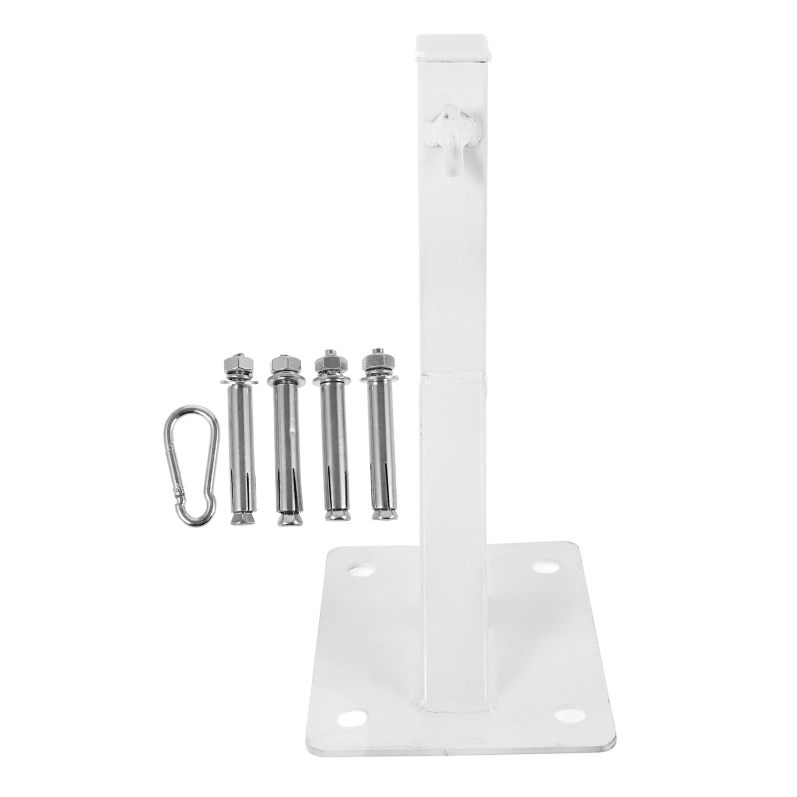 Worgeous  Heavy Bag Stand Freestanding Punching Mechanism Clothes Hangers White