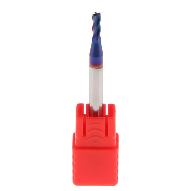 Tachiuwa 2.5mm R0.2 Steel Square Nose End Mill Milling Cutter CNC Router 4F 2.5 R0.2