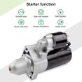 thumbnail image 2 of CCIYU Starter SBO0109 17757 Compatible for Mercedes-Benz CL55 AMG CL65 AMG CL500 R500 E320 E55 AMG S65 AMG S600 S500 E500 CLS500 E430 S430 C43 AMG C280 CLS55 AMG, 2 of 4
