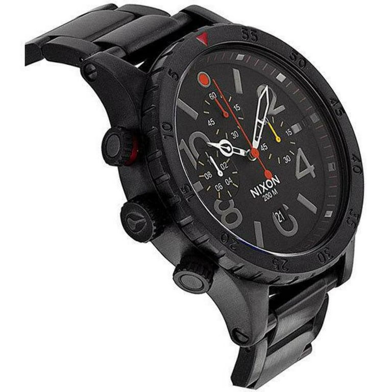 NIXON 48-20 CHRONO オールブラック Nixon 48-20 Chrono All Gunmetal A486-632 - RIP