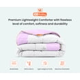 thumbnail image 3 of SGI Microfiber Comforter Set Wyoming King Size Lilac Two Tone Style 3 PC, 3 of 5
