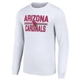 thumbnail image 2 of Men's Starter White Arizona Cardinals Team Mesh Print Graphic Long Sleeve T-Shirt, 2 of 3