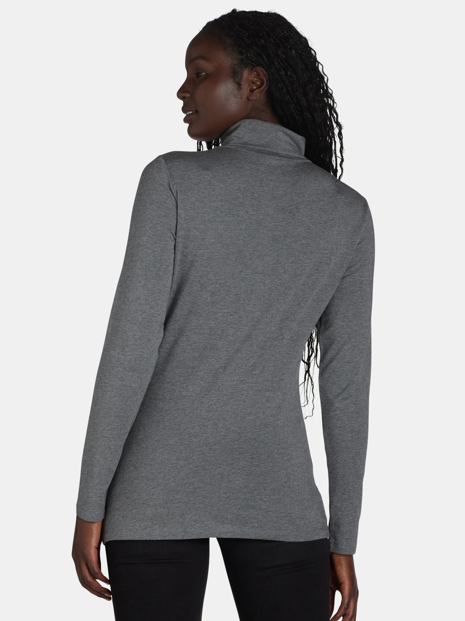 Time and Tru Women's Turtleneck, Size S-XXXL