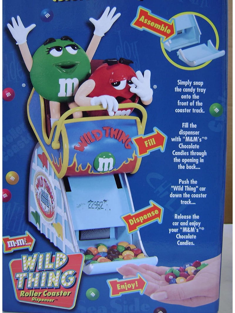 M&M's Candy Dispenser - Wild Things Roller-Coaster - Limited