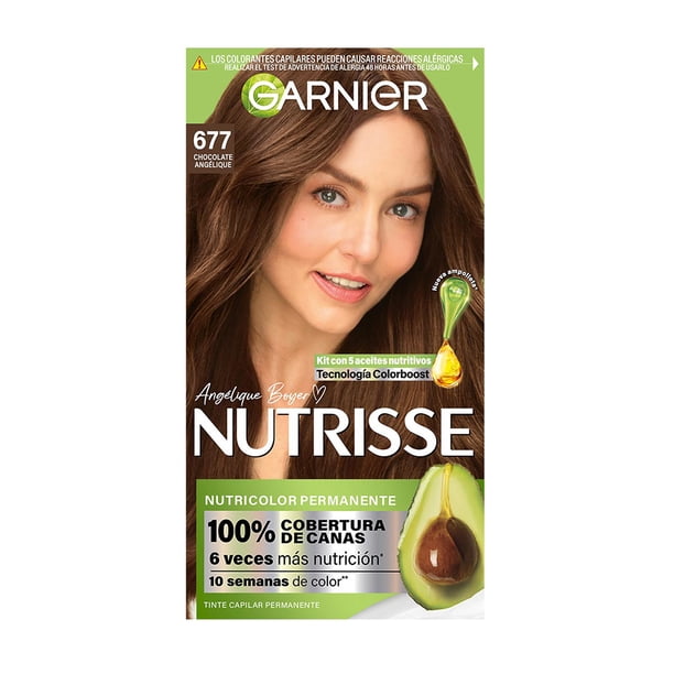Tinte para cabello Garnier Nutrisse 677 chocolate silvia