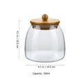 thumbnail image 3 of Bocal de Rangement pour Bonbons Ménager Contenant Alimentaire en Verre Contenant en Verre avec Couvercle, 3 of 8