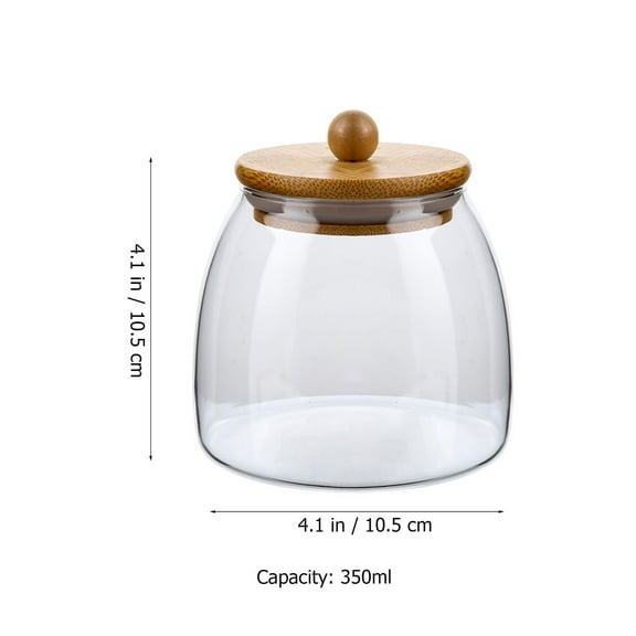 Dytern Wedding Household Candy Storage Jar Glass Food Storage Container Glass Container with Lid