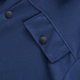 thumbnail image 5 of BTDECLAR Mens Button Down Shirts Long Sleeve Solid Color Fashion Waffle Textured Shirt Jacket Fall Casual Lightweight Jacket, 5 of 7