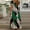 Green, variant on Womens Dresses Comfy Loose Fit Graphic Green Short Sleeve Comfort Fit Long Shift Dress