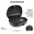 thumbnail image 4 of Caja porta equipaje para moto Kinlley Bk43Lw/Led 43L negra con led, 4 of 6