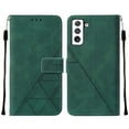 thumbnail image 3 of Wallet Phone Case for Galaxy S22 5G Cover, Allytech Detachable Wrist Strap Flip Stand Card Holder Magnetic Clasp Slim Fit Scratch Free Case for Samsung Galaxy S22 2022 (5G), Darkgreen, 3 of 4