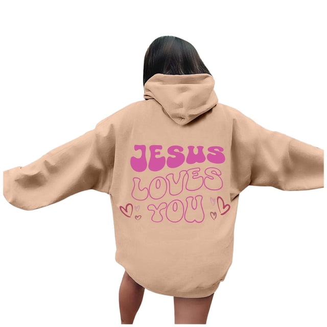 WEAIXIMIUNG Robe Chandail en Molleton pour Femmes Manches Courtes Sweat à Capuche Graphique Lettres Surdimensionné Pull Décontracté Manches Longues avec Poches