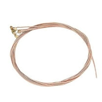 RUISINERY 6pieces Colorful Guitar String Replacement Acoustic Guitar String Coppers Guitar String Set for Acoustic Guitar Folk Guitar