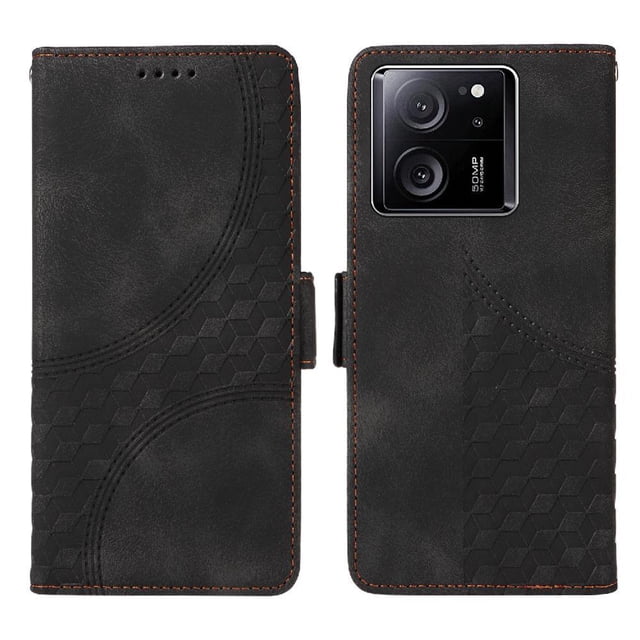 Funda GANGXUN para Xiaomi 13T con diseño acolchado elegante, cuero PU, protección total y ajuste preciso