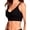 Black, variant on Women'S Convertible Multi-Wear Back Seamless Plus Size Lift Support Wireless Bra