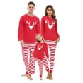 thumbnail image 1 of Purcoar Classic Christmas Deer Print Matching Family Christmas Pajama Set, 1 of 7