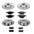 thumbnail image 3 of PowerStop Front and Rear Z23 Evolution Sport Carbon-Fiber Ceramic Brake Pad and Drilled & Slotted Rotor Kit Fits: FORD Select Models K1378, 3 of 10