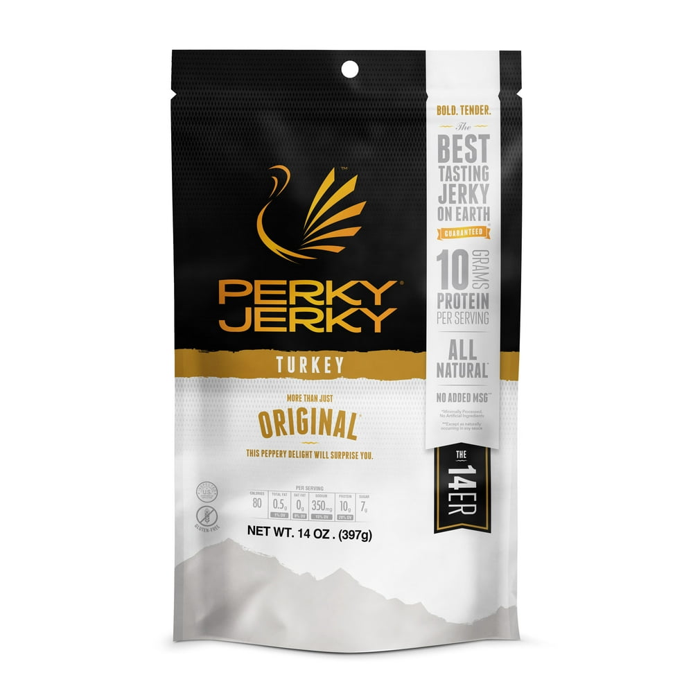 Perky Jerky Turkey More than just Original, 14 oz - Walmart.com ...