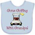 thumbnail image 3 of Inktastic Gone Golfing with Grandpa Boys Baby Bib, 3 of 4