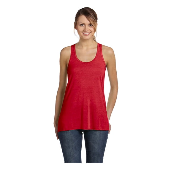 Bella Canvas Women's Merrowed Bottom Racerback Tank Top, Style B8800