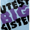 thumbnail image 4 of Cutest Big Sister Sibling Family Youth T Shirt Tee Girls Infant Toddler Brisco Brands 12M, 4 of 5