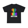 thumbnail image 3 of Proud LGBT TShirt Love is Love Shirt Equality Human Rights Plus Size Shirts for Women, 3 of 8