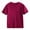 Wine, variant on Short Sleeve Tees for Kids Girls Boys Crewneck Casual Shirt Toddler Boys Girls Solid Cotton Basic Summer Tops Teens