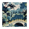 thumbnail image 4 of Acheng Trees Clouds Square Tablecloth Full Width Single-Sided Printing 100% Polyester Fiber 40*40, 4 of 8