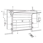 Beninca Commercial Door Operator Chain Hoist (Gear Head Motor) VN.M20-A KIT - Includes Control PANELCELL.P (Built in Receiver with Dual Push Button)