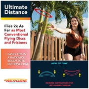 Aerobie Pro Ring Outdoor Flying Disc, Flying Ring for Kids Parties and Backyard Games, Teen Boys Gift Ideas, Kids Toys for Ages 5 & Up, Orange, 14