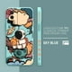 thumbnail image 3 of Case For Redmi K60E K50 K40S K40 K30 K20 10C 9 8A 8 10 Pro 4G 5G Colour Simple Liquid silicone Case Cartoon Space Astronaut, 3 of 5