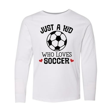 Inktastic Soccer Sports for Kids Long Sleeve Youth T-Shirt
