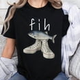 thumbnail image 3 of Fih Shoes Fish Funny Misspelled Fish Meme Fih Calling Humor T-Shirt Unisex, Sizes S-5XL, Tbun, 3 of 5
