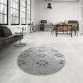 thumbnail image 4 of Ahgly Company Machine Washable Indoor Rectangle Transitional Gray Area Rugs, 2' x 5', 4 of 7