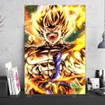 thumbnail image 3 of Cuadro Decorativo Goku SSJ Rage Canvas Listo Para Colgar 40x60cm Jungle Art Impresion Tela Arte, 3 of 6