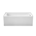 thumbnail image 2 of Wyndham Collection WCBTW16030RMBTRIM 60 x 30 in. Grayley Alcove Bathtub with Right-Hand Drain & Overflow Trim in Matte Black, White, 2 of 7