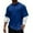 Dark Blue, variant on VJATTWR Men's Casual Spandex Striped Crewneck Long-Sleeve T-Shirt Basic Pullover Stripe Tee Shirt L