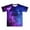 Blue, variant on WOYY Big Boys Galaxy Shirt Starry Sky Print Short Sleeve T-Shirt Unisex Kids Tee Top