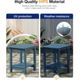 thumbnail image 5 of WINSOON Small Outside Adirondack Square Side Table,Double Layer Set Of 2 - Navy, 5 of 7