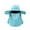 Sky Blue, variant on Extra Wide Brim Sun Hat for Men Women,Summer Outdoor Mountaineering Fisherman Cap with UV Protection, Enhanced Coverage for Fishing,Black