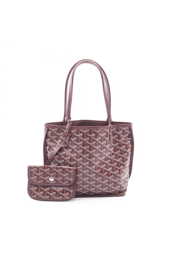 Pre-Owned Goyard ANJCROMINCG33TY33P - GOYARD Ange Mini Handbag/Pouch/Reversible Tote...