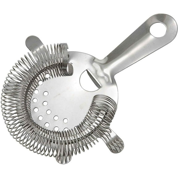 Winco Stainless Steel 4-Prong Bar Strainer
