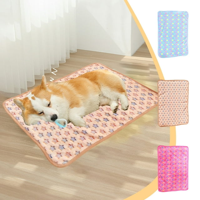 Manta Suave Lavable para Mascotas, Suave y Linda con Pentagrama, Manta Polar para Perros de Aprox. 76 X 50 Cm.