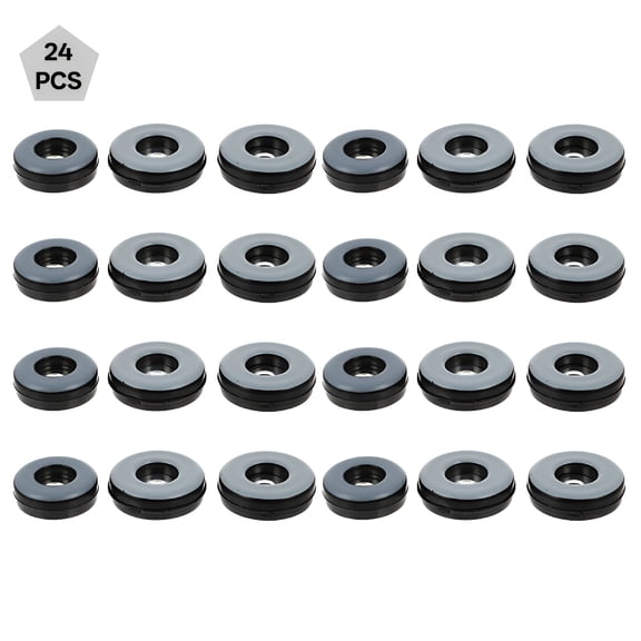 LAMIRO 24 Pcs Glide Pad Chair Glides Furniture Legs Feltrini Tile Floor Furniture Nail Sliders Chair Leg Floor Protectors