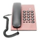 thumbnail image 2 of Teléfono fijo multifuncional con cable y manos libres, KXT504, para el hogar, con doble auricular magnético, para oficina, hotel (rosa), 2 of 15