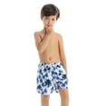 thumbnail image 4 of Nituyy Family Matching Leaves Print Swimwear, Father Son Swim Trunks/Boys Tops Shorts Bathing Suits, 4 of 7