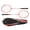 Red, variant on LEIJIAER Professional Iron Alloy Badminton Racket Set of 2 Player Training Replacement Equipment, Head-Heavy Frame, Red, 27.1 inches / 68.8 cm Length