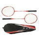 thumbnail image 2 of Raqueta De Bádminton, Juego De Raquetas De Bádminton Baja Resistencia Al Viento Peso Ligero Estabilidad Fina Con Bolsa De Almacenamiento Para Entrenamiento, 2 of 7
